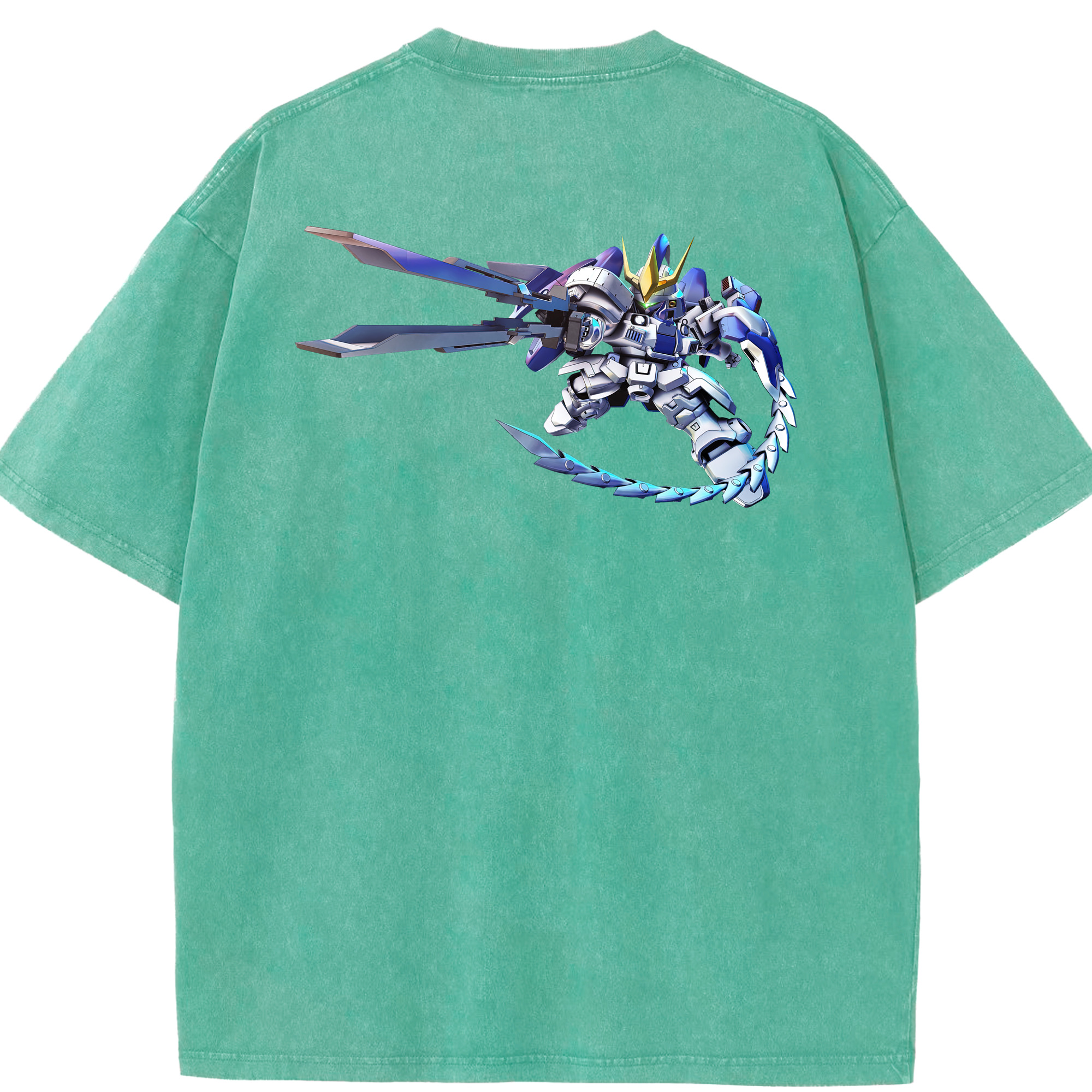 （画像用） 機動戦士ガンダム Mobile Suit Gundam 綿100% ヴィンテージ風 半袖Tシャツ（背面プリント）